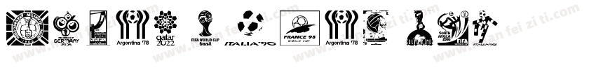 Italy World Cup 1994 Regular字体转换